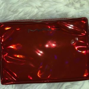 MAC RUBY RED COSMETIC BAG